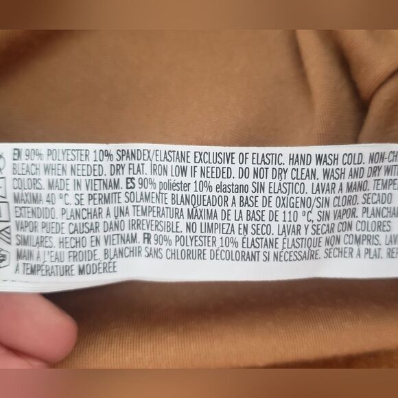 Forever 21 Velvet Light Brown skirt - Picture 4 of 4